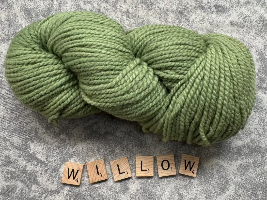Mohair and Wool Blend Solid Medium and Bulky Weight