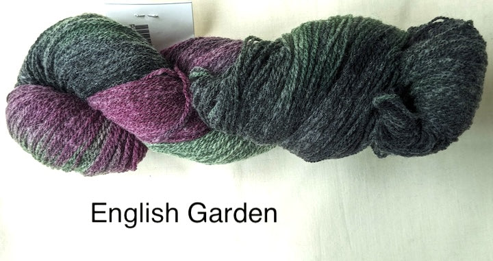 Mohair and Wool Blend Kaleidoscope Light Fingering Weight