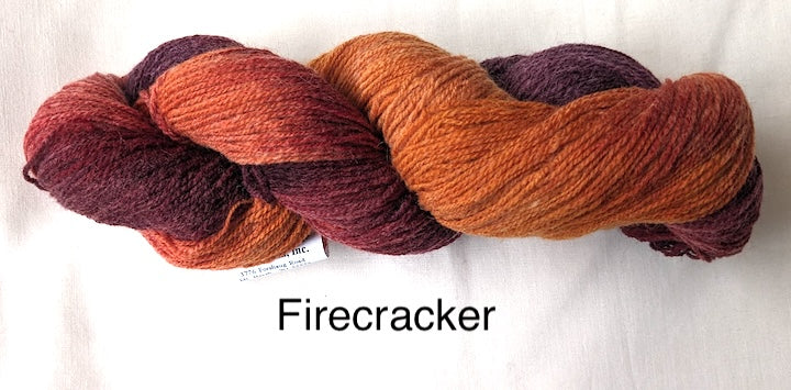 Mohair and Wool Blend Kaleidoscope Light Fingering Weight