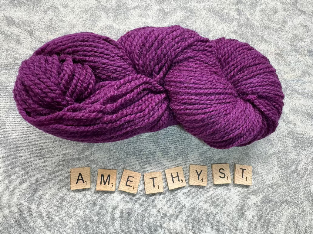 Mohair and Wool Blend Solid Medium and Bulky Weight