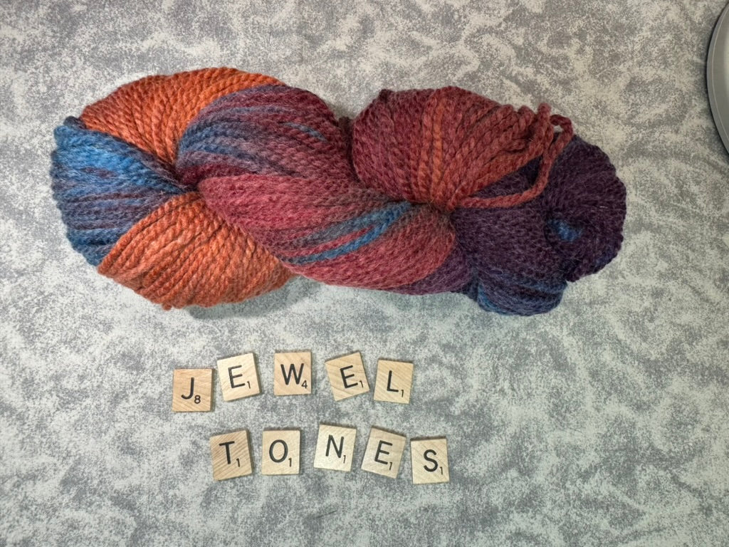 Mohair and Wool Blend Kaleidoscope