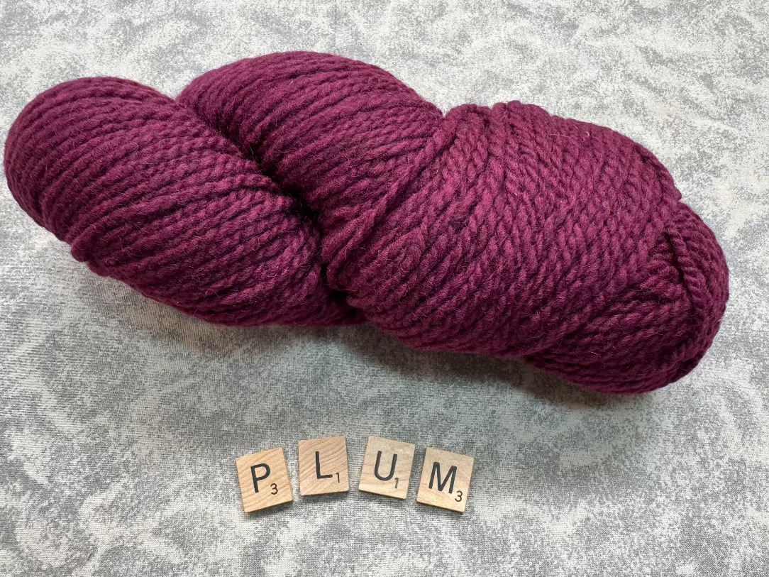 Mohair and Wool Blend Solid Medium and Bulky Weight