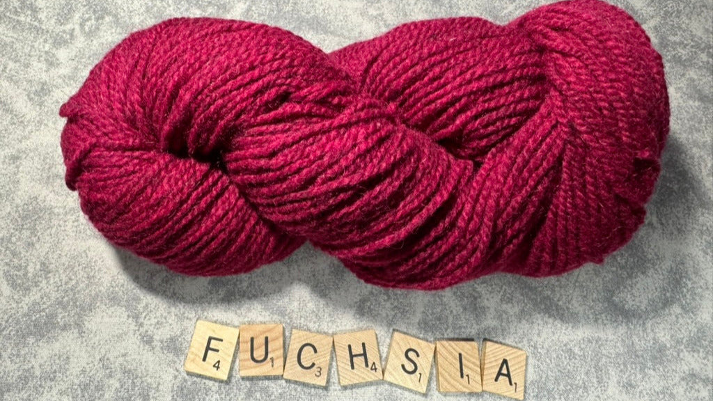Mohair and Wool Blend Solid Medium and Bulky Weight
