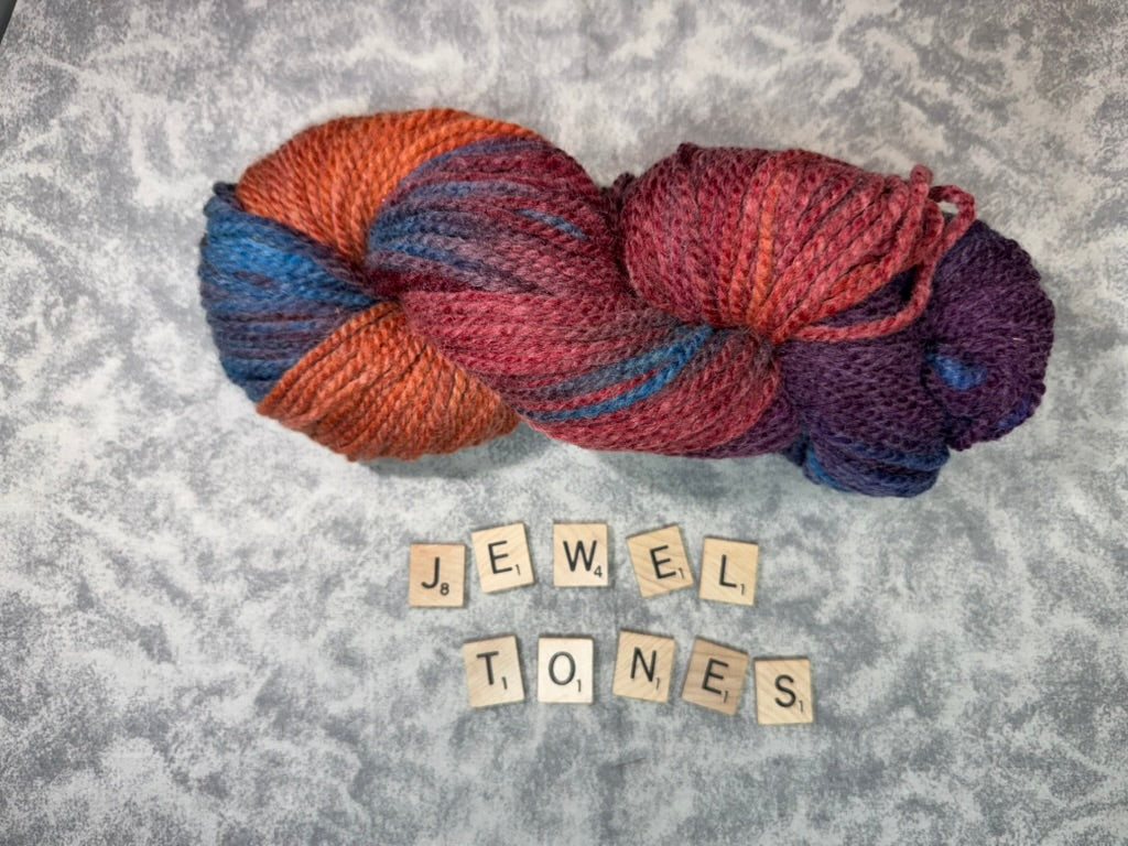 Mohair and Wool Blend Kaleidoscope