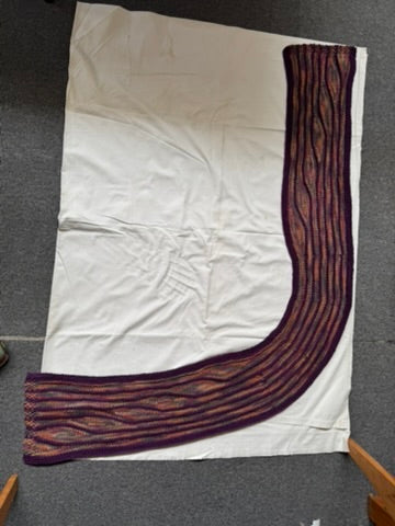 The Oxbow Creek Scarf Pattern by Anne Bosch