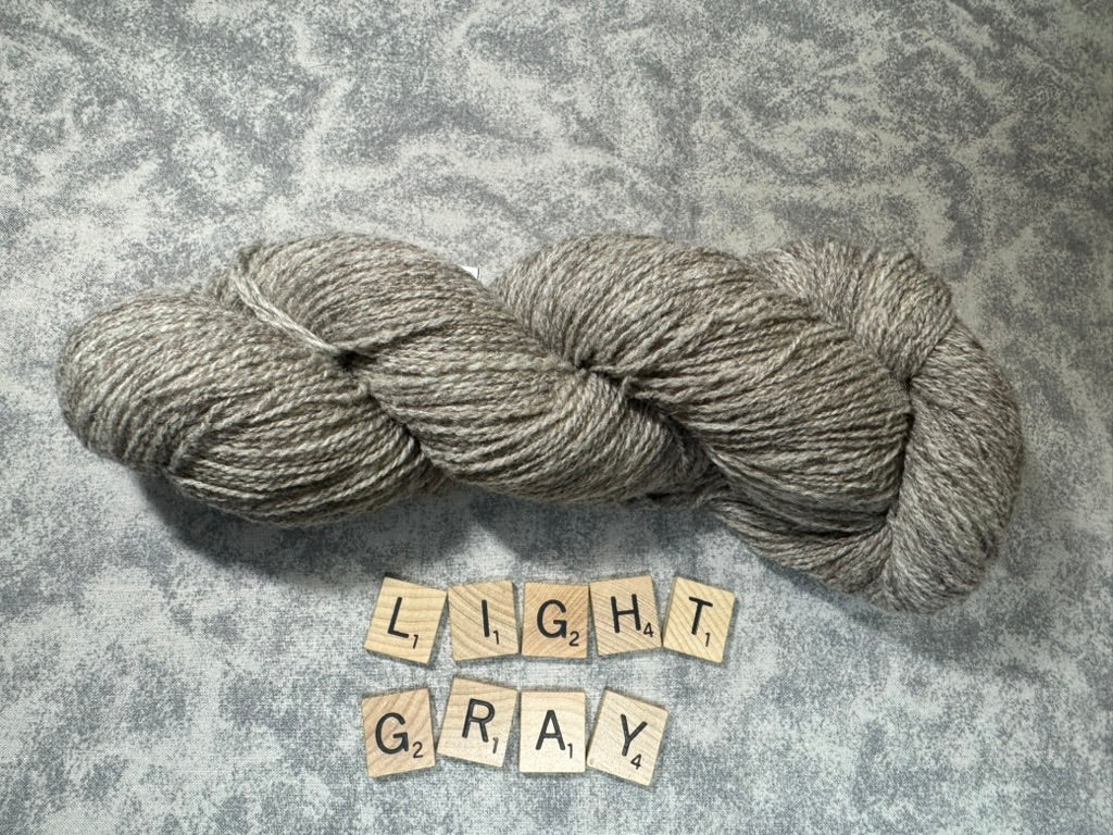 Mohair and Wool Blend Solids Light Fingering Weight
