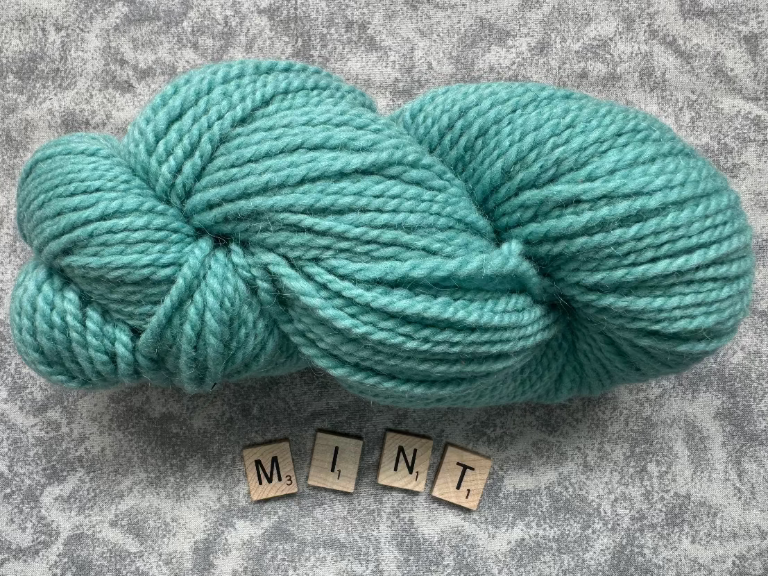 Mohair and Wool Blend Solid Medium and Bulky Weight