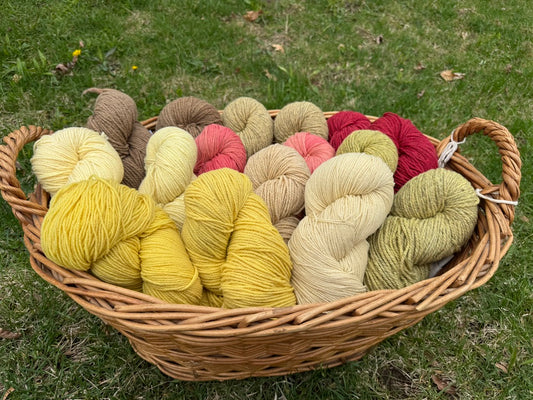 100% Wool Botanically Dyed