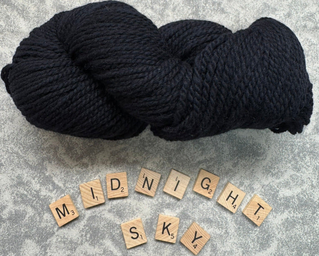 Mohair and Wool Blend Solid Medium and Bulky Weight