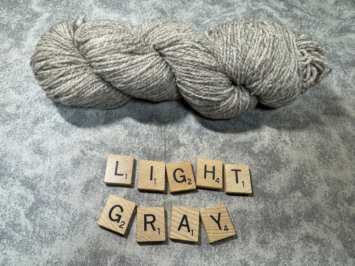 100% Wool Light Fingering 1 oz