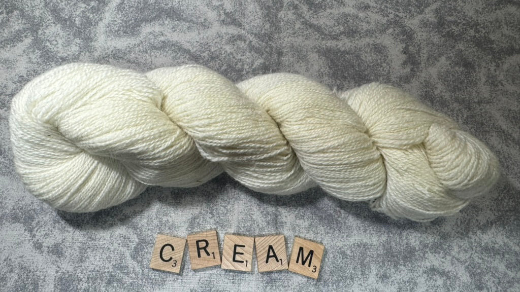 Mohair and Wool Blend Solids Light Fingering Weight
