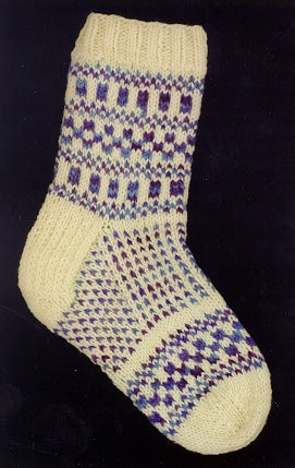 Checkers and Squares Sock Pattern by Mary Dominski
