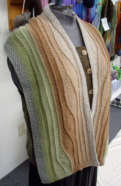 The Oxbow Creek Scarf Pattern by Anne Bosch