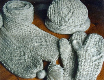 The Aran Winter Set Pattern by Beth Brown-Reinsel