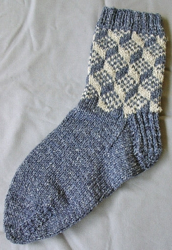 The Tumbling Block Socks Pattern by Judy G. Armstrong