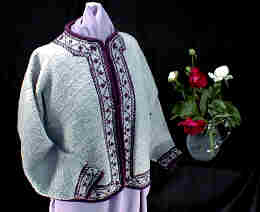 Blue Willow Cardigan Sweater Pattern by Anne Bosch