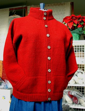 The Button or Zip Bomber Jacket Knitting Pattern by Silver Creek Classics