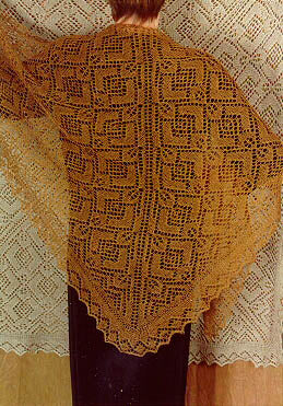 The Concert in the Park Shawl Pattern from Two Old Bags