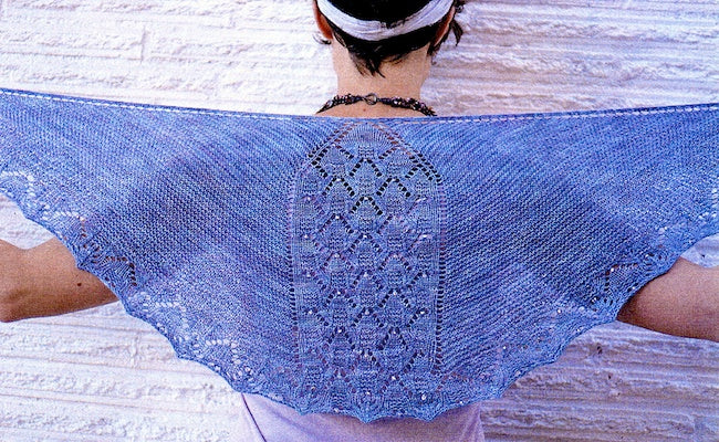 Confluence Shawlette Pattern by Sivia Harding