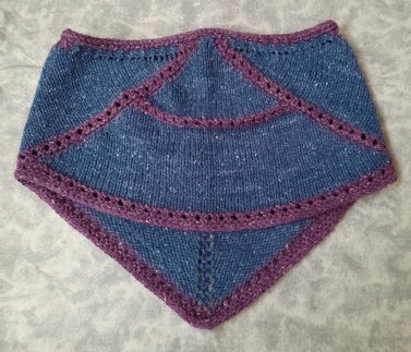 Cotton Blend Bandana Cowl Pattern by Anne Bosch