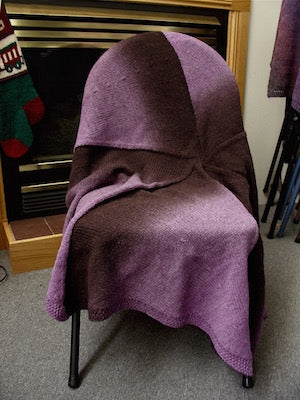 Shady End Lap Throw Pattern by Anne Bosch