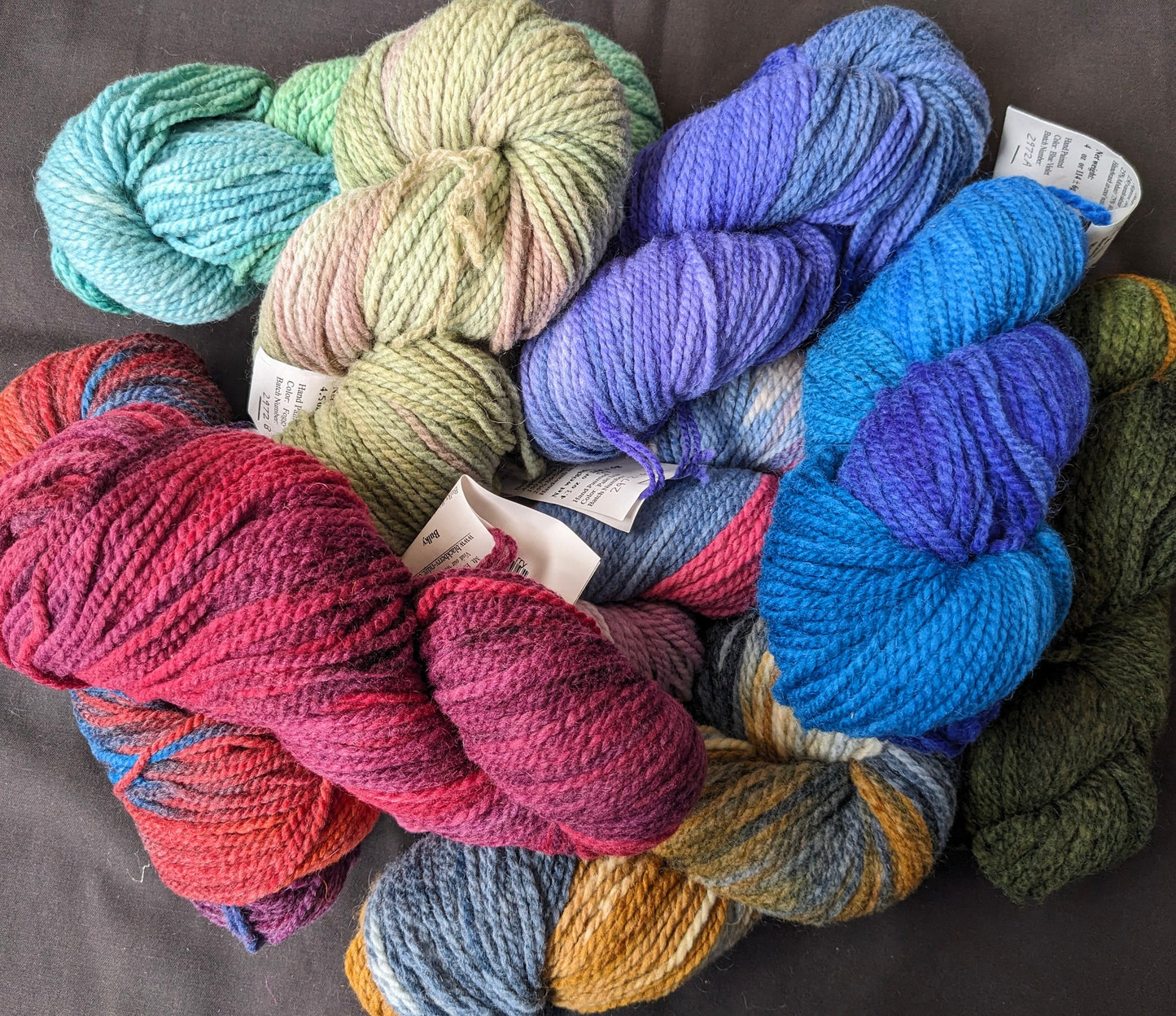 Mohair and Wool Blend Kaleidoscope