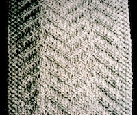 A Trio of Two Sided Textured Scarves Pattern by Anne Bosch