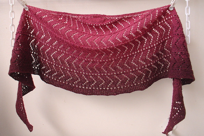 Shady End Shawl Pattern by Anne Bosch