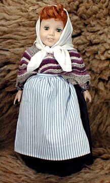 Three Ethnic Shawls for Dolls: Faroese, Shetland, and Mexican Patterns by Hazel Carter
