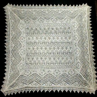 The Spider Queen Shawl Pattern and Kit by Hazel Carter