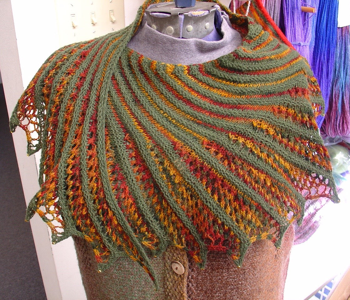 Whirling Storm Cloud Lace Weight Cowl Pattern and Kit by Anne Bosch