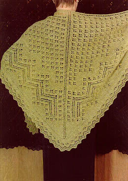 The Zig Zag Fantasy Shawl Pattern from Two Old Bags