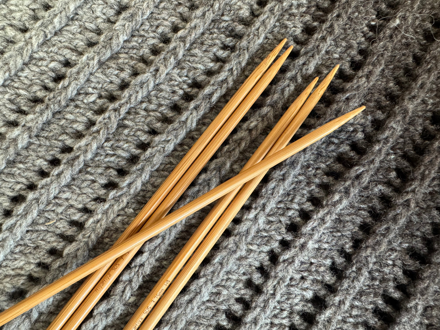 Hiya Hiya Bamboo Double Point Needles