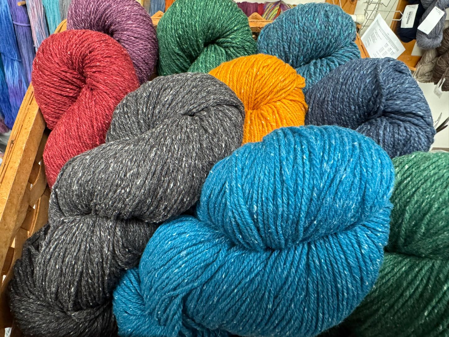 Cotton and Wool Blend Yarn