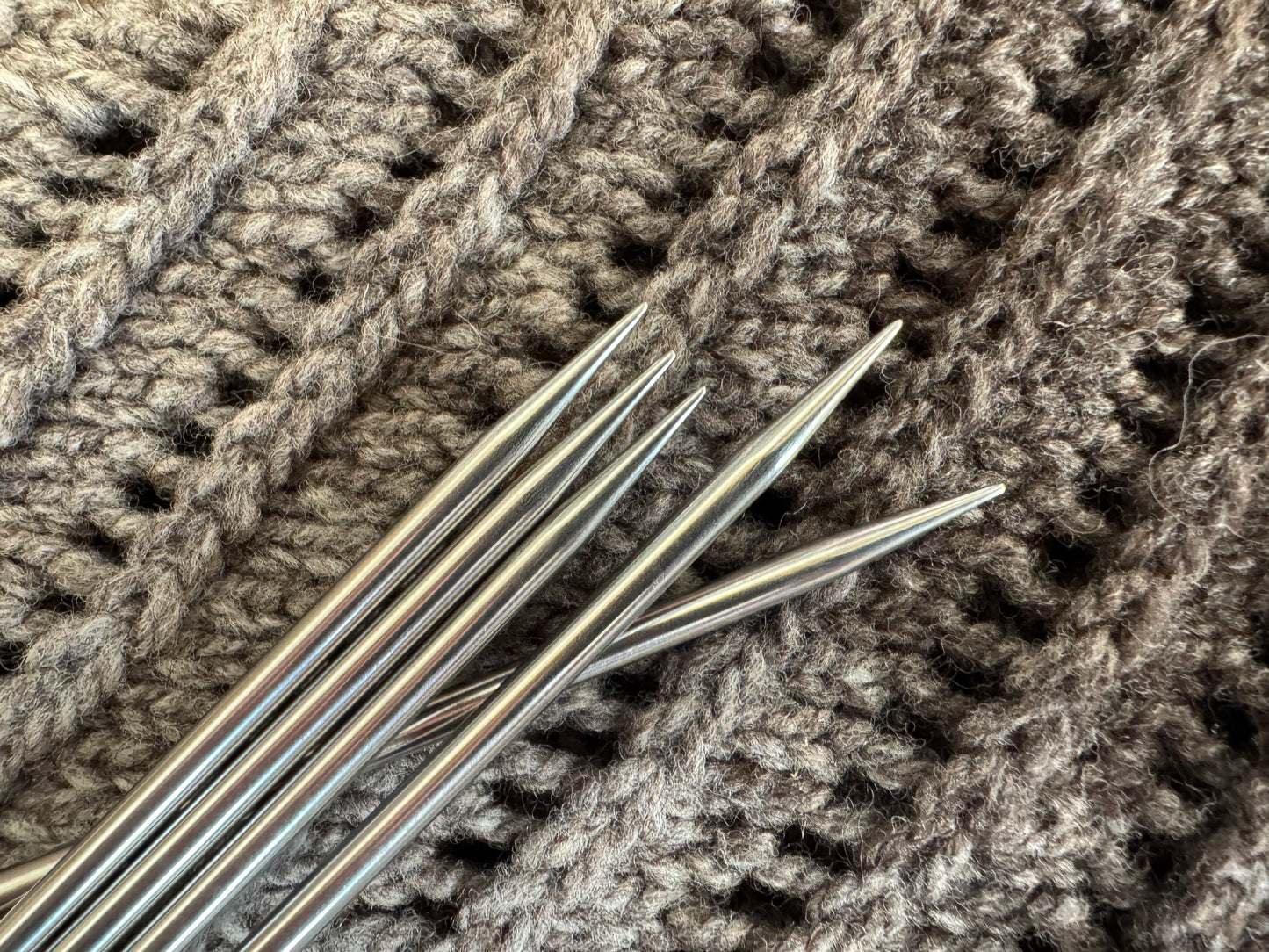 Hiya Hiya Sharp Stainless Steel Double Point Needles