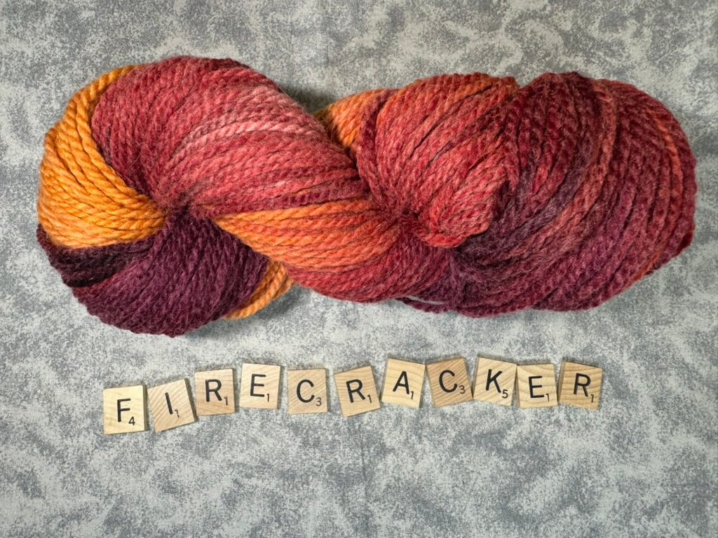 Mohair and Wool Blend Kaleidoscope