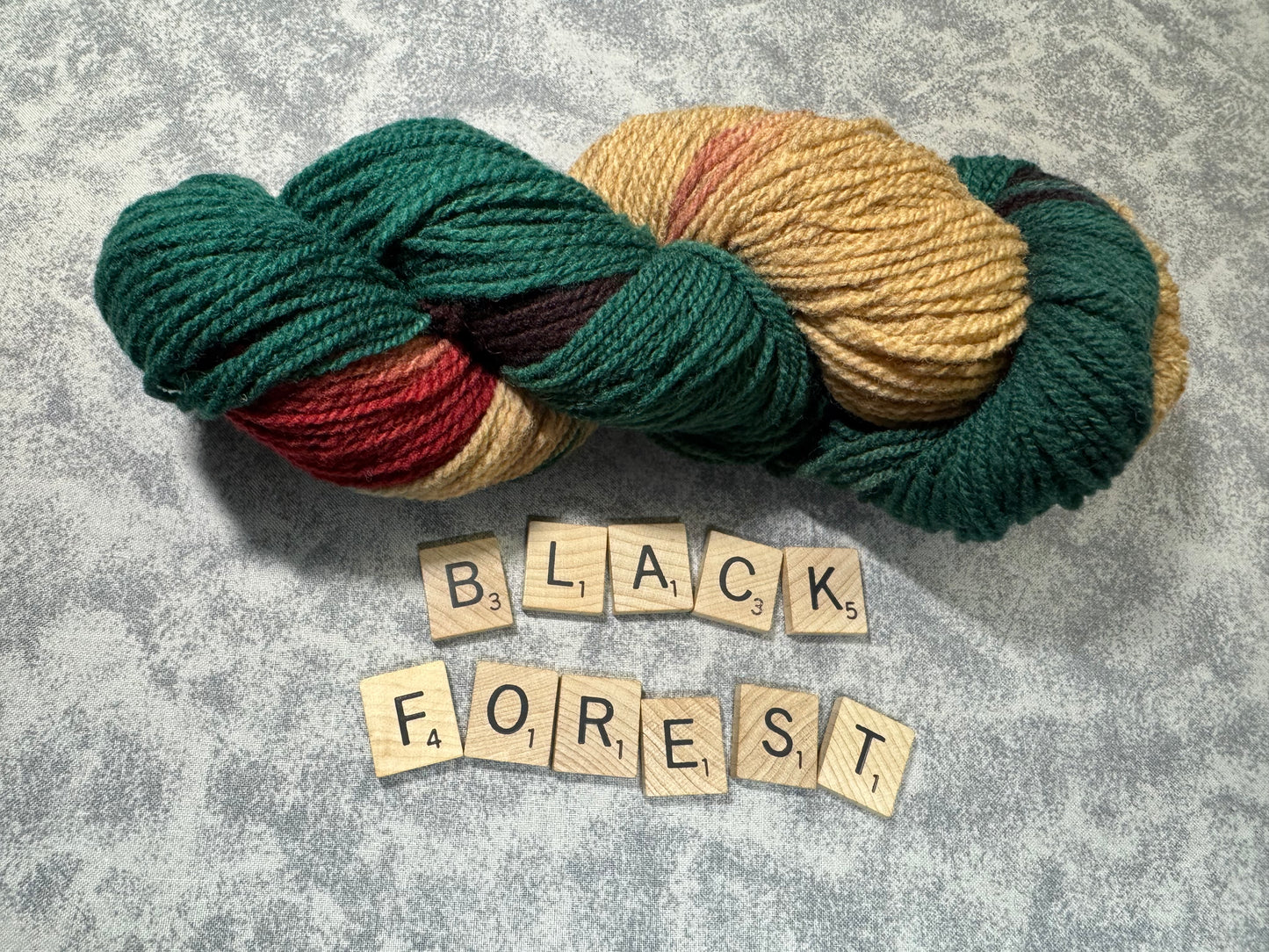 100% Wool Dip Dyed