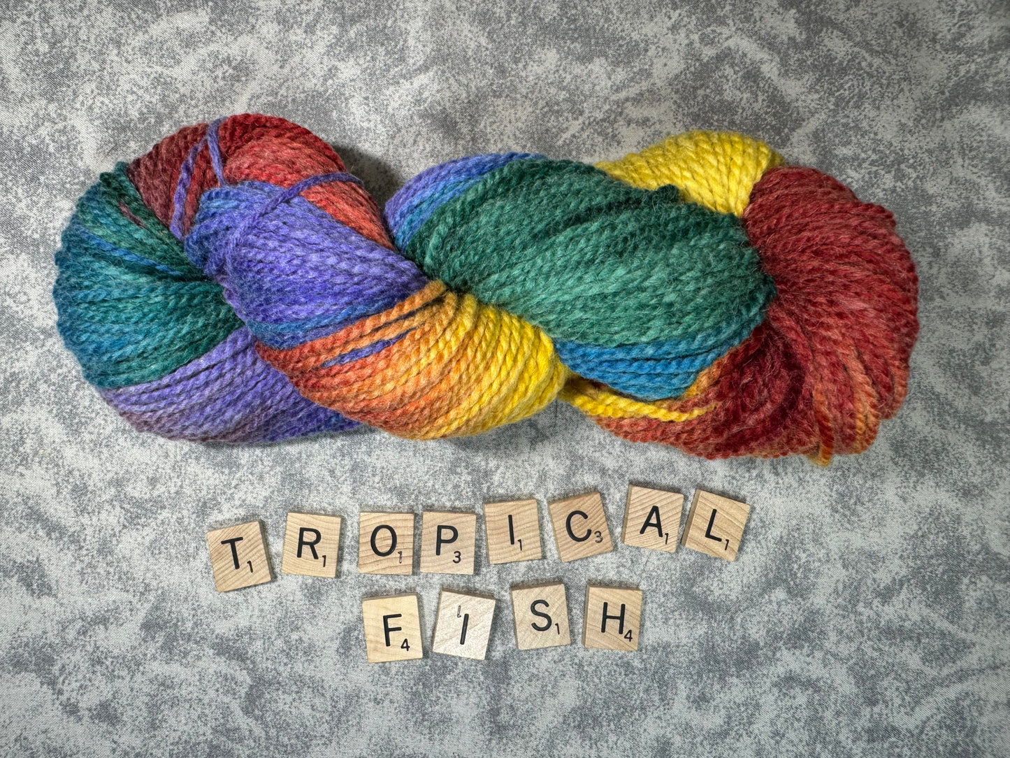 Mohair and Wool Blend Kaleidoscope