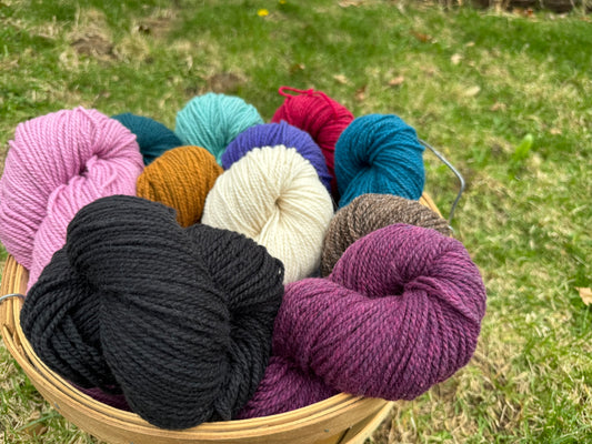 Mohair and Wool Blend Solids