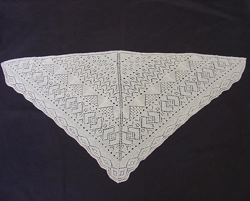 Wings of Fantasy Lace Shawl Pattern by Hazel Carter