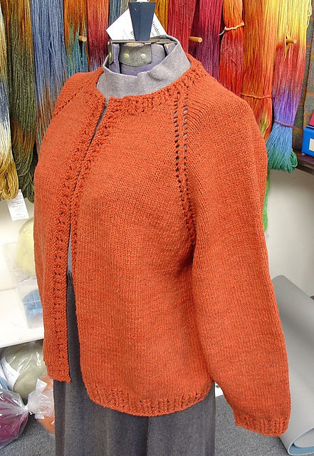 Autumn Evening Cardigan Pattern by Anne Bosch