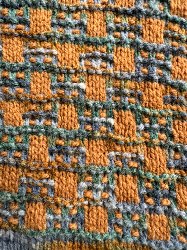Sanquhar Check Cardigan Pattern Pattern by Anne Bosch