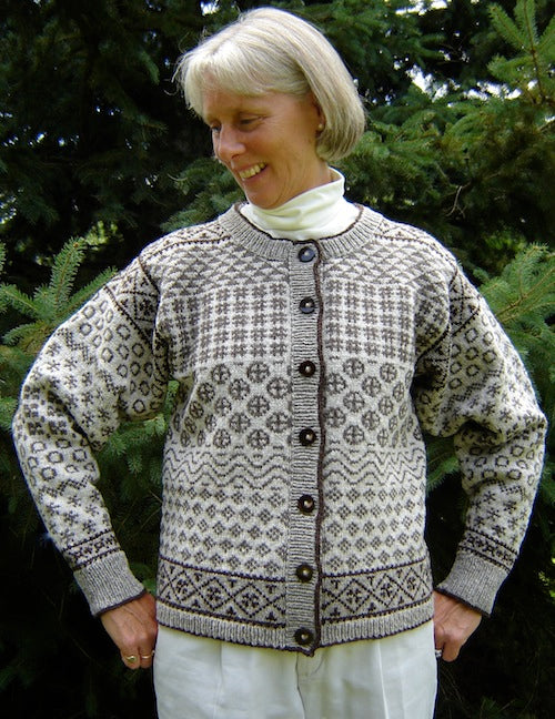 Faroese Sampler Cardigan Pattern by Sheryl Hill
