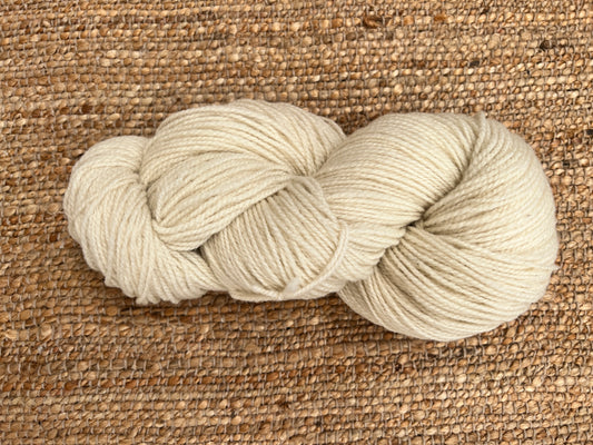 Corriedale-Polypay Sport Wool Yarn – Natural Cream