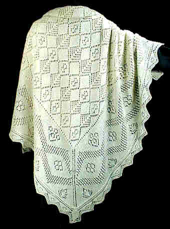 The Cats' Day Shawl Pattern by Hazel Carter