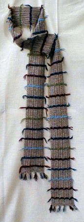 The Drop Stitch Scrap Scarf Pattern by Betsy Tuttle