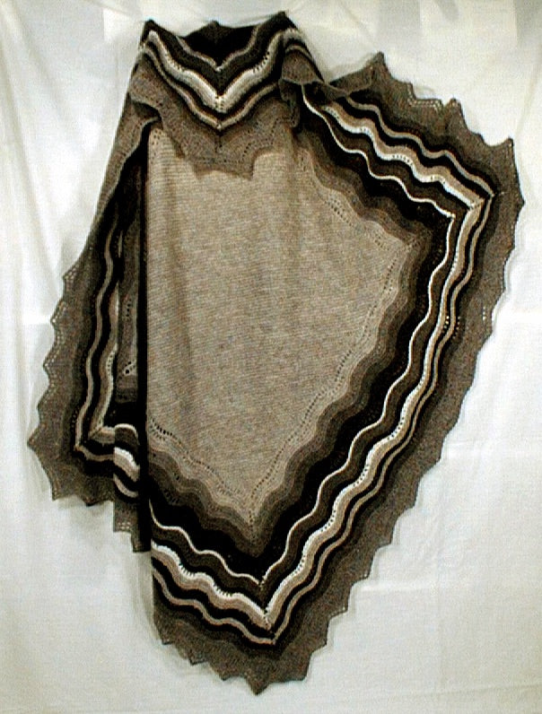 The Hap Shawl Pattern by Hazel Carter