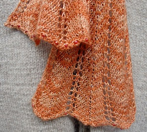 Linear Thinking Scarf Pattern by Beth Goldowitz