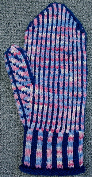 Northern Lights Mitten Pattern By Anne Bosch