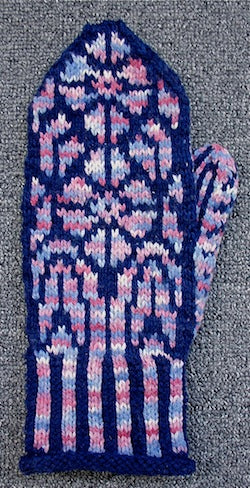 Northern Lights Mitten Pattern By Anne Bosch
